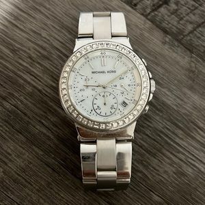 Silver MK watch